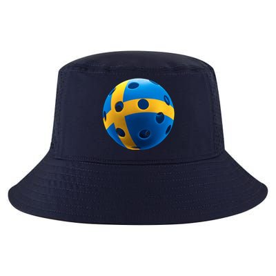 Swedish Flag Pickleball Cool Comfort Performance Bucket Hat