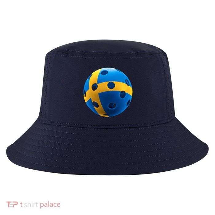 Swedish Flag Pickleball Cool Comfort Performance Bucket Hat