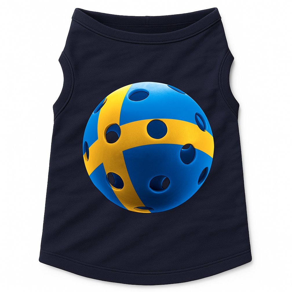 Swedish Flag Pickleball Doggie Tank