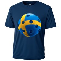 Swedish Flag Pickleball Cooling Performance Crew T-Shirt