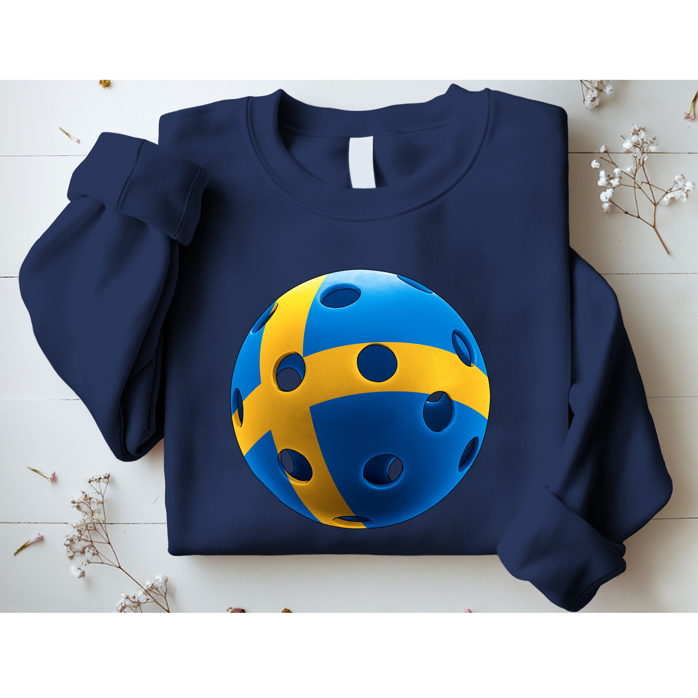 Swedish Flag Pickleball Sweatshirt