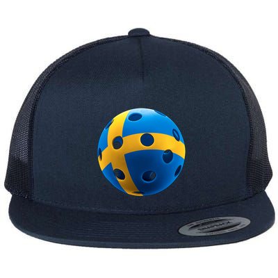 Swedish Flag Pickleball Flatbill Hat