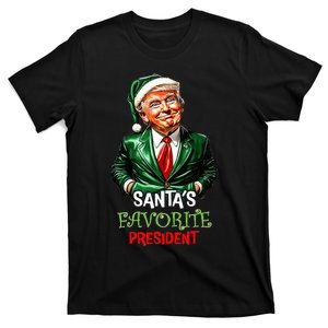 SantaS Favorite President Funny Santa Trump 2024 Christmas T-Shirt