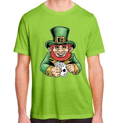 Straight Flush Poker Leprechaun Adult ChromaSoft Performance T-Shirt