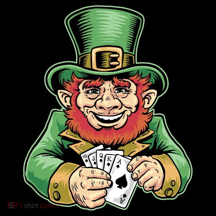 Straight Flush Poker Leprechaun Impact Tech Backpack