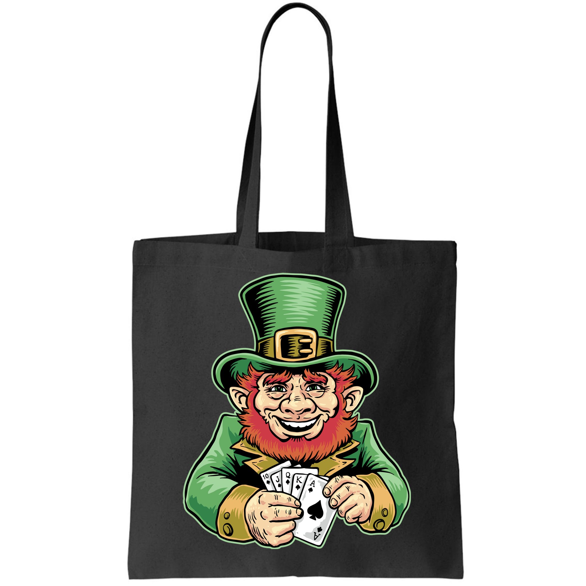 Straight Flush Poker Leprechaun Bag