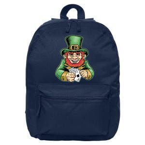 Straight Flush Poker Leprechaun 16 in Basic Backpack