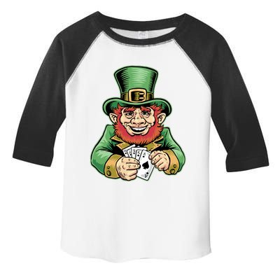 Straight Flush Poker Leprechaun Toddler Fine Jersey T-Shirt