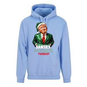 SantaS Favorite President Funny Trump Christmas Xmas Pajama Unisex Surf Hoodie