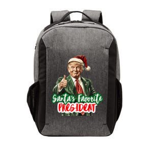 SantaS Favorite President Funny Santa Trump 2024 Christmas Vector Backpack