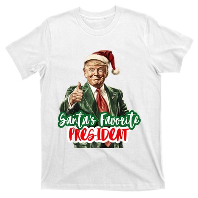 SantaS Favorite President Funny Santa Trump 2024 Christmas T-Shirt