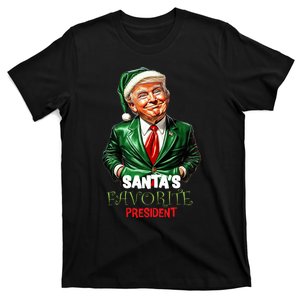 SantaS Favorite President Funny Trump T-Shirt