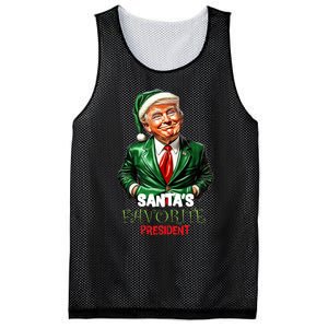 SantaS Favorite President Funny Trump Mesh Reversible Basketball Jersey Tank