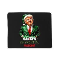 SantaS Favorite President Funny Trump Mousepad