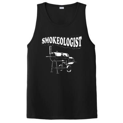 Smokeologist Funny Pitmaster BBQ Smoker Grilling PosiCharge Competitor Tank