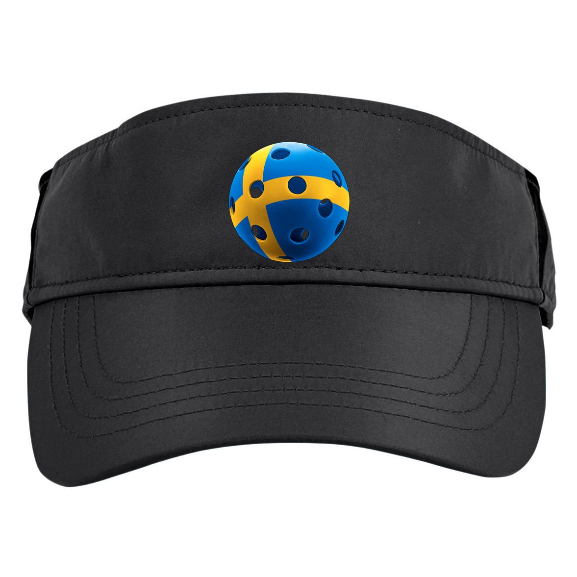 Swedish Flag Pickleball Adult Drive Performance Visor
