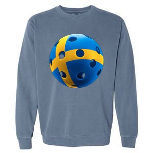 Swedish Flag Pickleball Garment-Dyed Sweatshirt