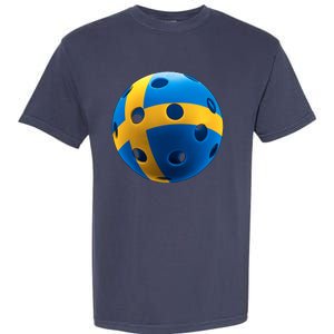 Swedish Flag Pickleball Garment-Dyed Heavyweight T-Shirt