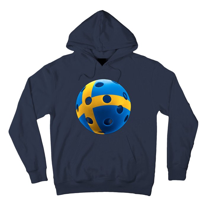 Swedish Flag Pickleball Hoodie