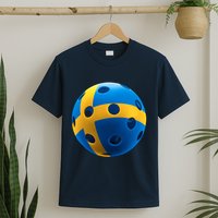 Swedish Flag Pickleball T-Shirt