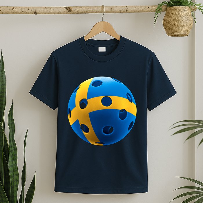Swedish Flag Pickleball T-Shirt