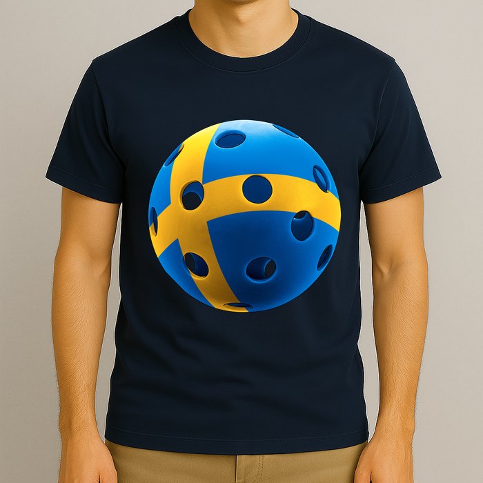 Swedish Flag Pickleball T-Shirt