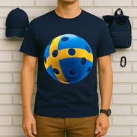 Swedish Flag Pickleball T-Shirt