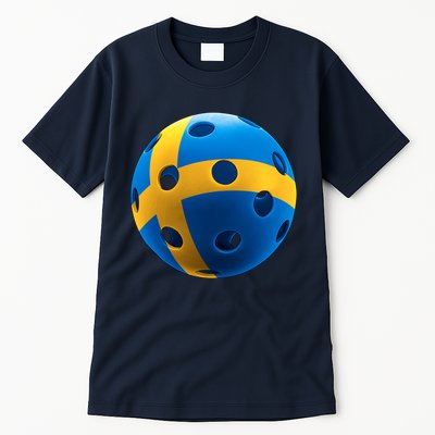 Swedish Flag Pickleball Tall T-Shirt