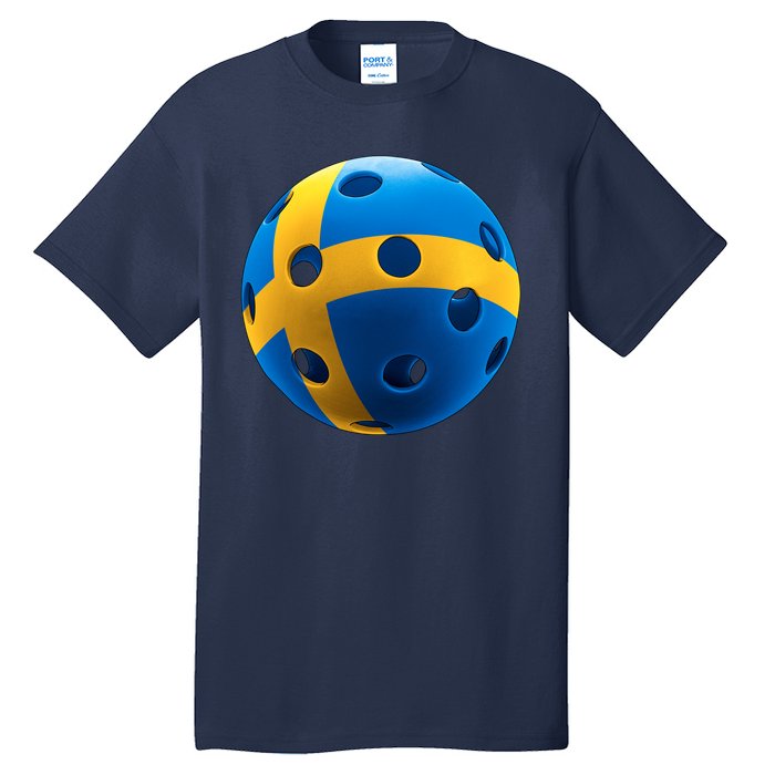 Swedish Flag Pickleball Tall T-Shirt