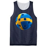 Swedish Flag Pickleball Mesh Reversible Basketball Jersey Tank