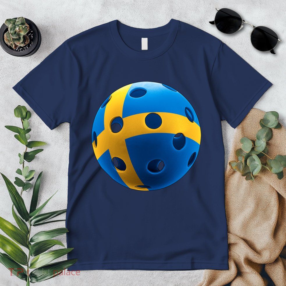 Swedish Flag Pickleball Premium T-Shirt