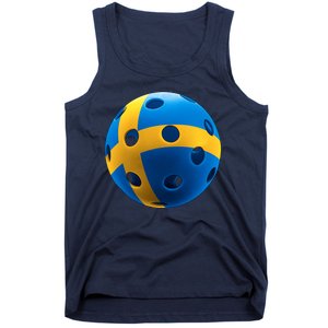 Swedish Flag Pickleball Tank Top