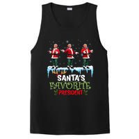 SantaS Favorite President Santa Trump Dance Funny Christmas PosiCharge Competitor Tank