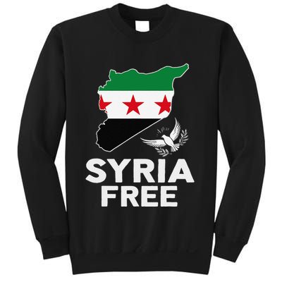Syria Free Patriotic Syrian Map Liberation Peace Unity Home Sweatshirt