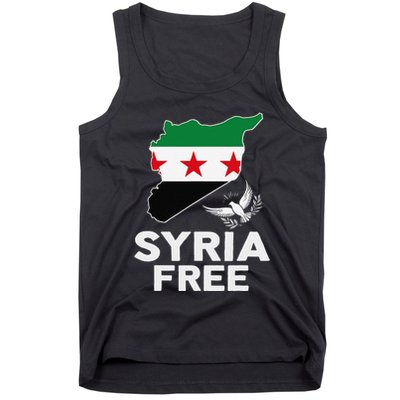 Syria Free Patriotic Syrian Map Liberation Peace Unity Home Tank Top