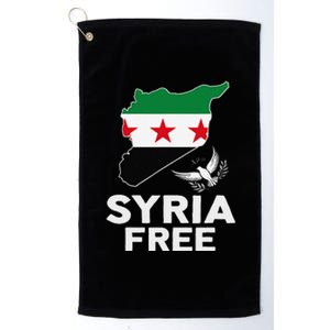 Syria Free Patriotic Syrian Map Liberation Peace Unity Home Platinum Collection Golf Towel