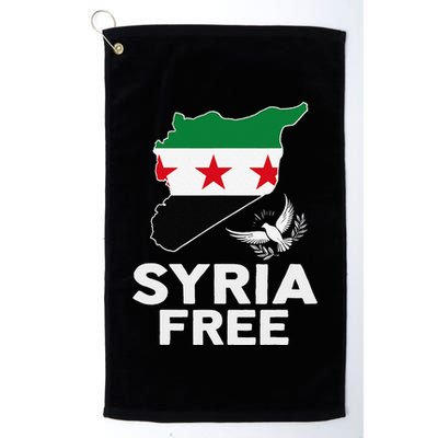 Syria Free Patriotic Syrian Map Liberation Peace Unity Home Golf Towel