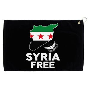 Syria Free Patriotic Syrian Map Liberation Peace Unity Home Grommeted Golf Towel