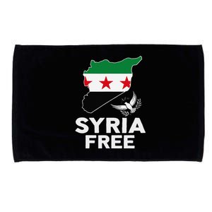 Syria Free Patriotic Syrian Map Liberation Peace Unity Home Microfiber Hand Towel