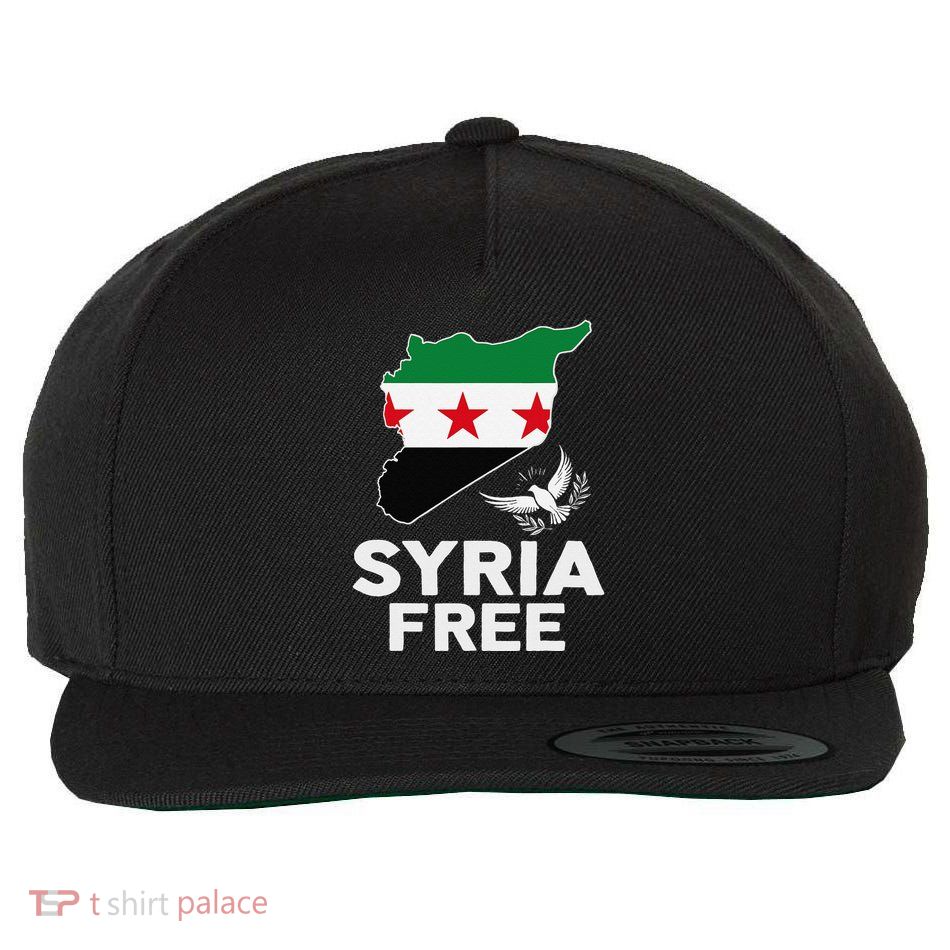 Syria Free Patriotic Syrian Map Liberation Peace Unity Home Wool Snapback Cap