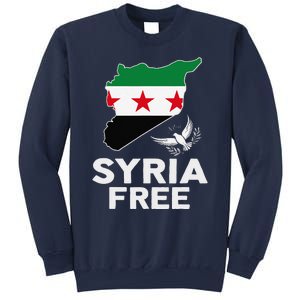 Syria Free Patriotic Syrian Map Liberation Peace Unity Home Sweatshirt