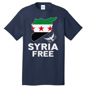 Syria Free Patriotic Syrian Map Liberation Peace Unity Home Tall T-Shirt