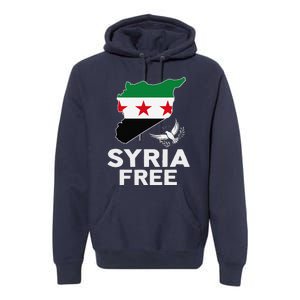 Syria Free Patriotic Syrian Map Liberation Peace Unity Home Premium Hoodie