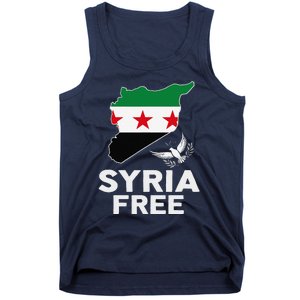 Syria Free Patriotic Syrian Map Liberation Peace Unity Home Tank Top