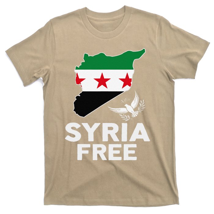 Syria Free Patriotic Syrian Map Liberation Peace Unity Home T-Shirt