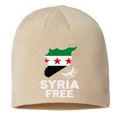 Syria Free Patriotic Syrian Map Liberation Peace Unity Home Sustainable Beanie