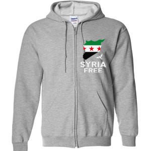 Syria Free Patriotic Syrian Map Liberation Peace Unity Home Full Zip Hoodie