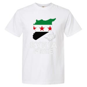 Syria Free Patriotic Syrian Map Liberation Peace Unity Home Garment-Dyed Heavyweight T-Shirt