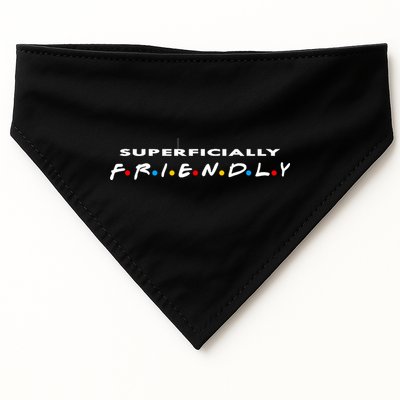 Superficially Friendly Premium USA-Made Doggie Bandana