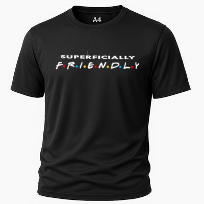 Superficially Friendly Premium Performance Shirt